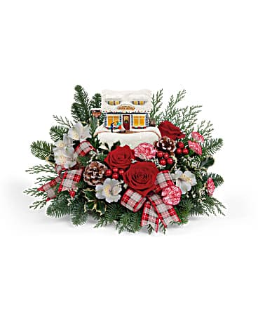Thomas Kinkade's Festive Fudge Shoppe Bouquet Bouquet