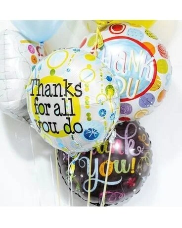 Thank You Balloon Bouquet Flower Arrangement